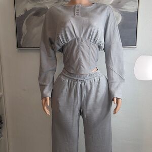 Gray Women's Loungewear Set